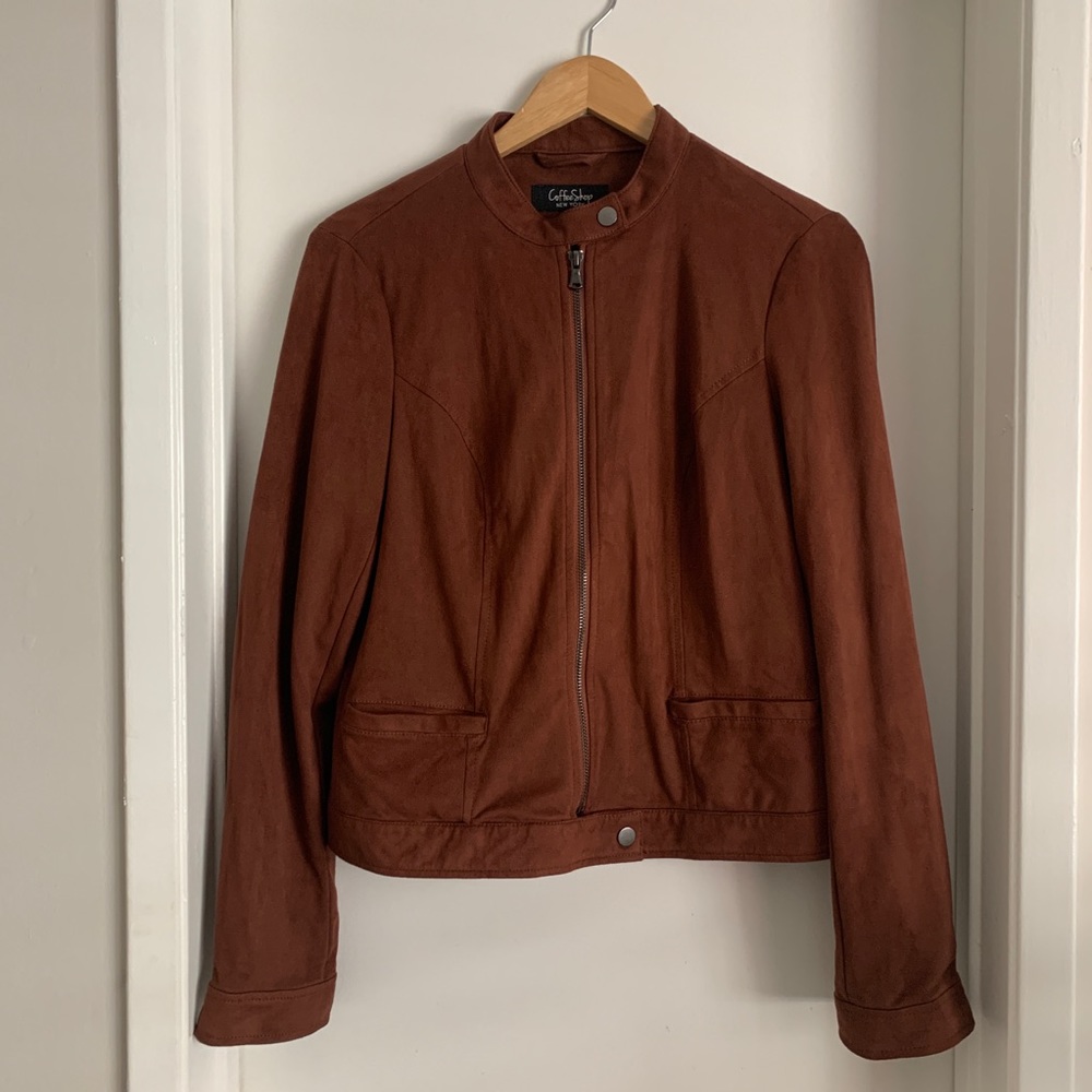 CoffeeShop Valle Faux Suede Jacket